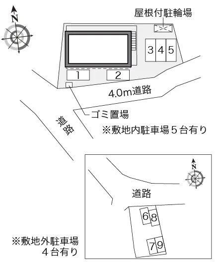 ★手数料０円★水戸市石川２丁目　月極駐車場（LP）